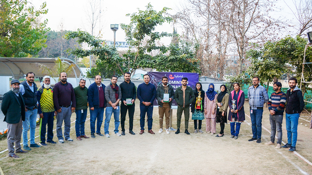 Sybrid organized Badminton Tournament in Islamabad, where our exceptional athletes showcased their skills with pride