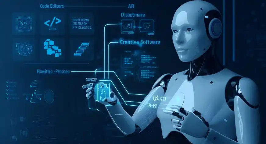 Agentic AI managing enterprise workflows autonomously
